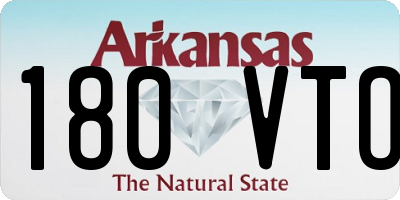 AR license plate 180VTO