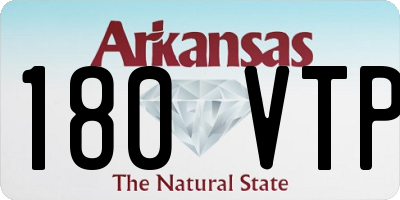 AR license plate 180VTP