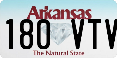 AR license plate 180VTV