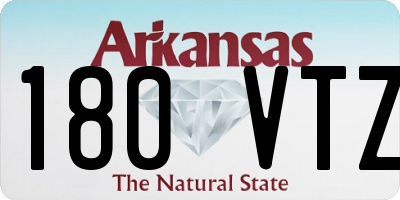 AR license plate 180VTZ