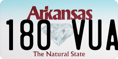 AR license plate 180VUA