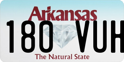 AR license plate 180VUH