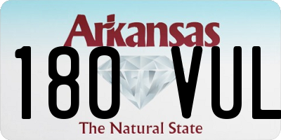 AR license plate 180VUL