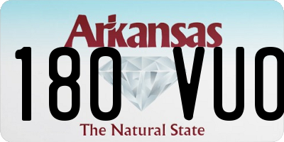 AR license plate 180VUO