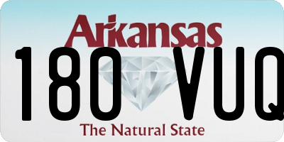 AR license plate 180VUQ