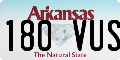 AR license plate 180VUS