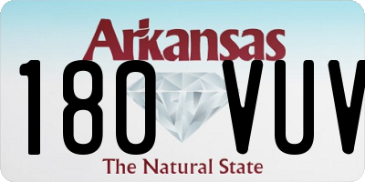AR license plate 180VUV