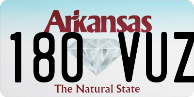 AR license plate 180VUZ