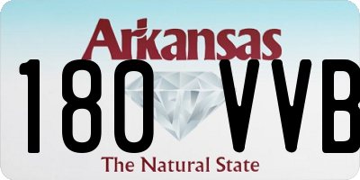 AR license plate 180VVB