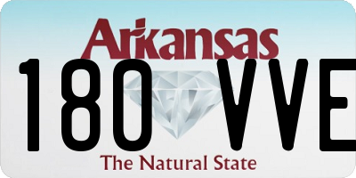 AR license plate 180VVE
