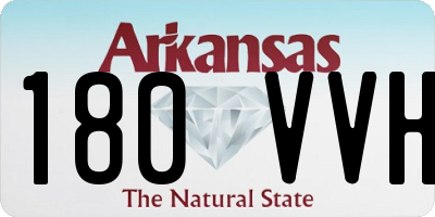 AR license plate 180VVH