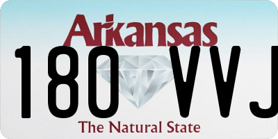 AR license plate 180VVJ
