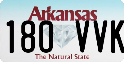 AR license plate 180VVK