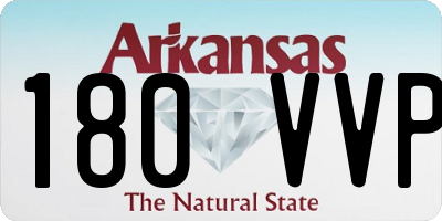 AR license plate 180VVP