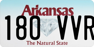 AR license plate 180VVR