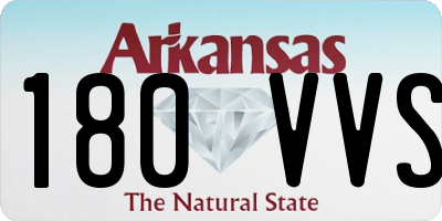 AR license plate 180VVS