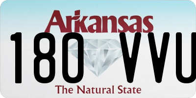 AR license plate 180VVU
