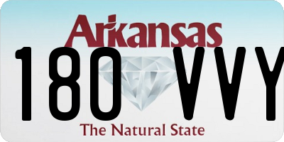 AR license plate 180VVY