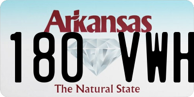 AR license plate 180VWH
