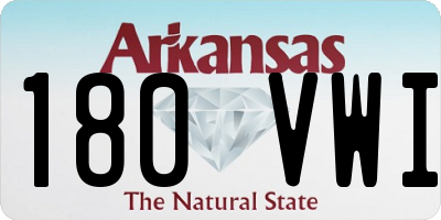 AR license plate 180VWI
