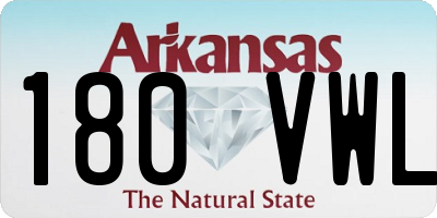 AR license plate 180VWL