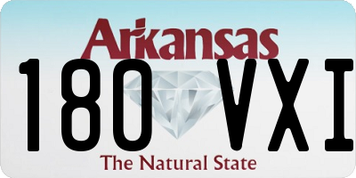 AR license plate 180VXI