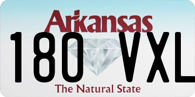 AR license plate 180VXL