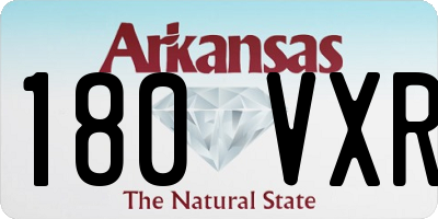 AR license plate 180VXR