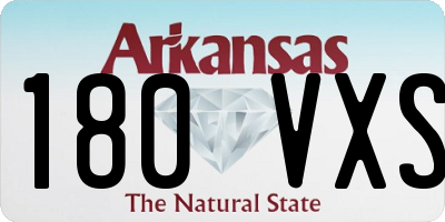 AR license plate 180VXS