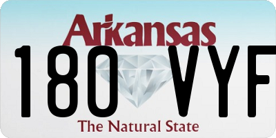AR license plate 180VYF