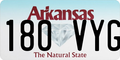 AR license plate 180VYG