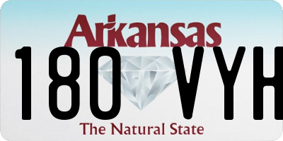 AR license plate 180VYH