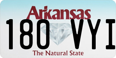 AR license plate 180VYI