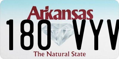 AR license plate 180VYV
