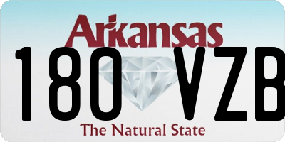 AR license plate 180VZB