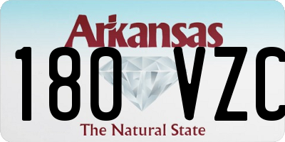 AR license plate 180VZC