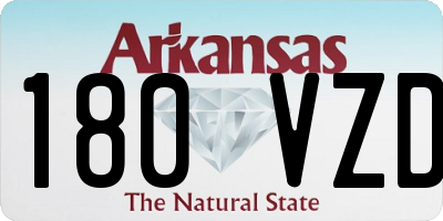 AR license plate 180VZD