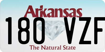 AR license plate 180VZF
