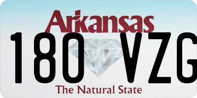 AR license plate 180VZG