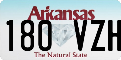 AR license plate 180VZH