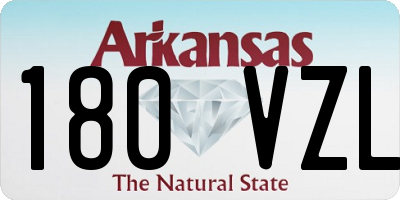 AR license plate 180VZL