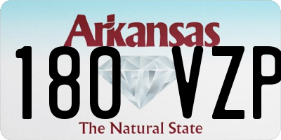 AR license plate 180VZP