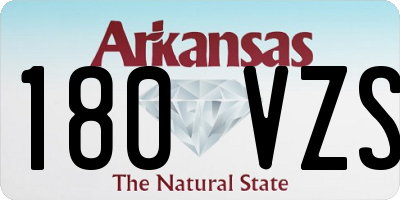 AR license plate 180VZS