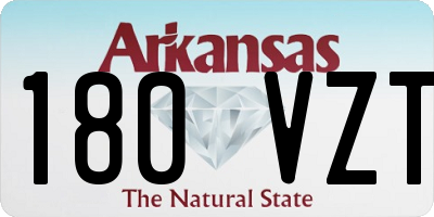 AR license plate 180VZT