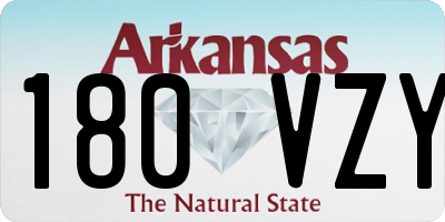 AR license plate 180VZY