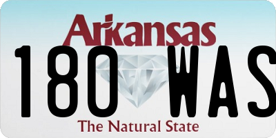 AR license plate 180WAS