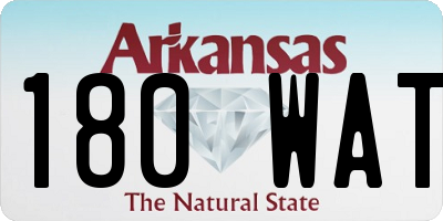 AR license plate 180WAT