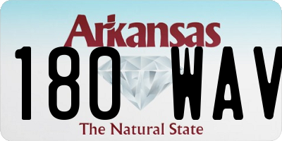 AR license plate 180WAV
