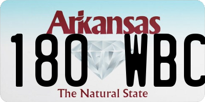 AR license plate 180WBC
