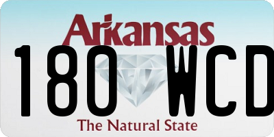 AR license plate 180WCD